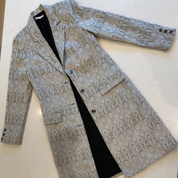 WAYF Marly Snake Skin Coat - Picture 4 of 6